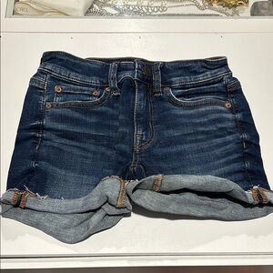 American Eagle Dark Blue Jean Shorts